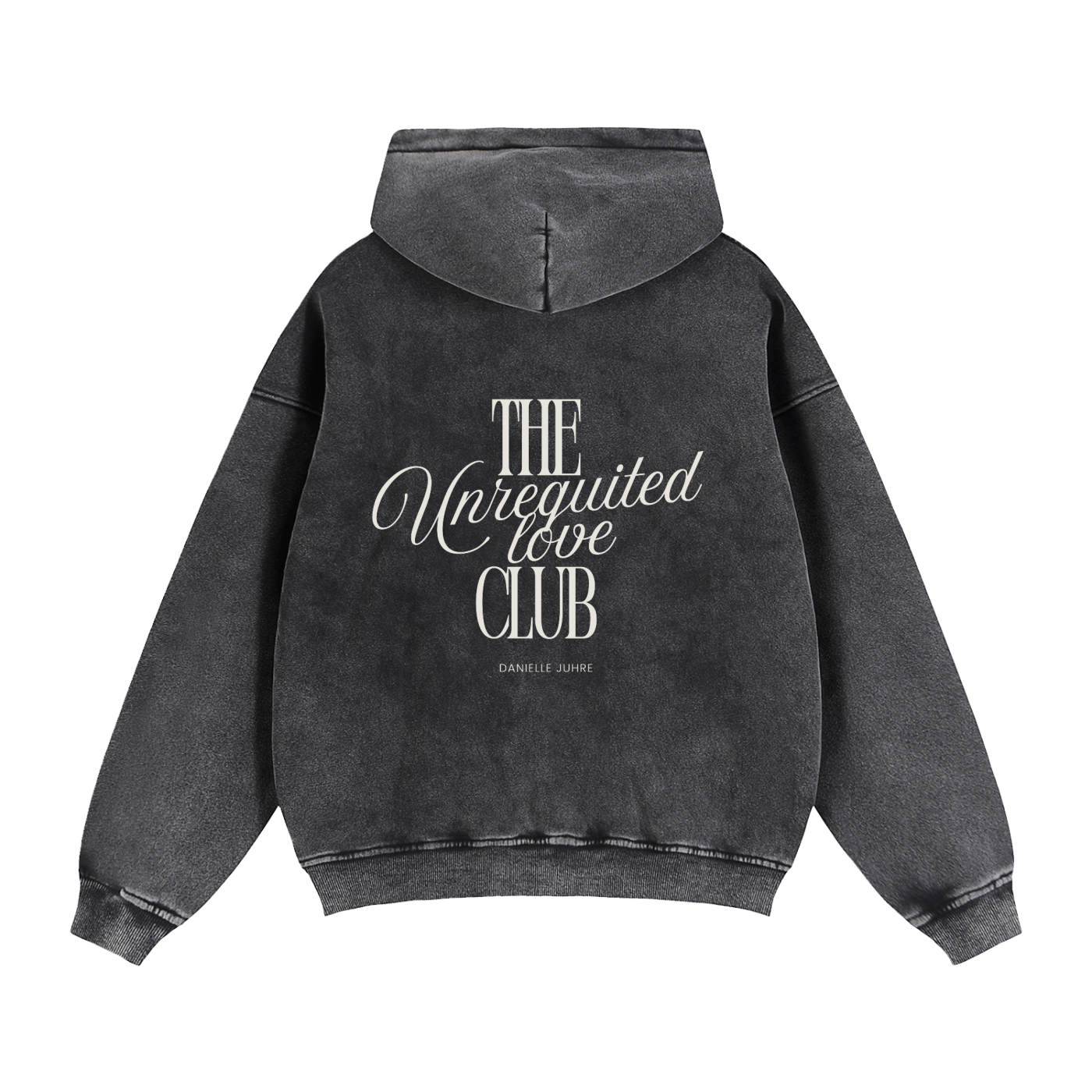 Danielle Juhre Zip-Through Boxy Fleece Hoodie