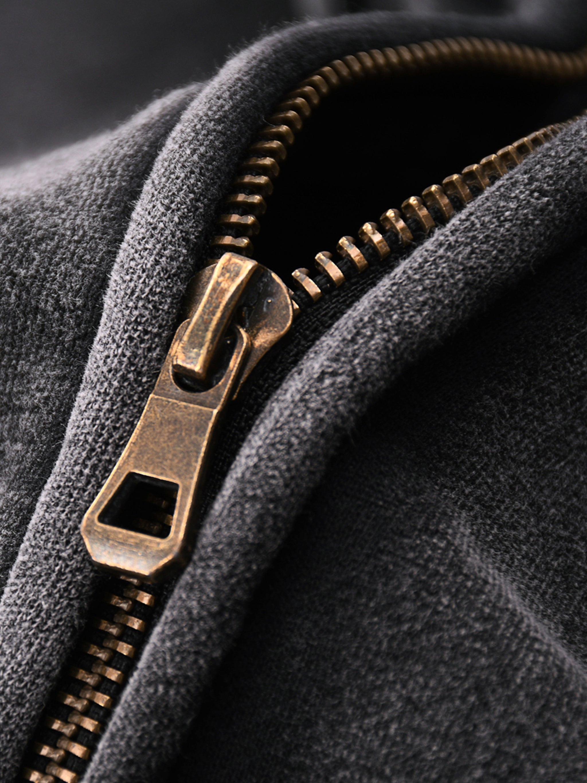 Danielle Juhre Zip-Through Boxy Fleece Hoodie